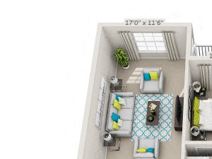 The Cabana Floor Plan Rendering at Hawthorne at the Hall In Rural Hall North Carolina The Cabana Floor Plan Rendering at Hawthorne at the Hall In Rural Hall North Carolina
